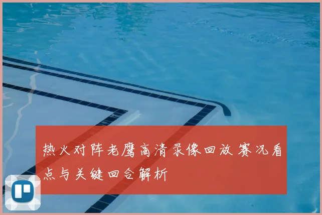 热火对阵老鹰高清录像回放 赛况看点与关键回合解析